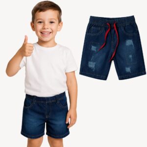 Bermuda Jeans Infantil Masculina